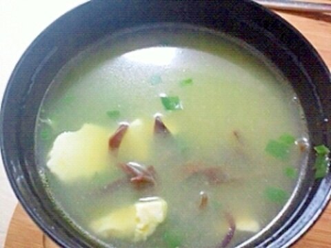 木耳と豆腐の中華スープ